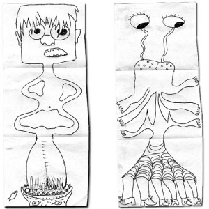Exquisite Corpse, an inspiring drawing game, a prompt for making art ...